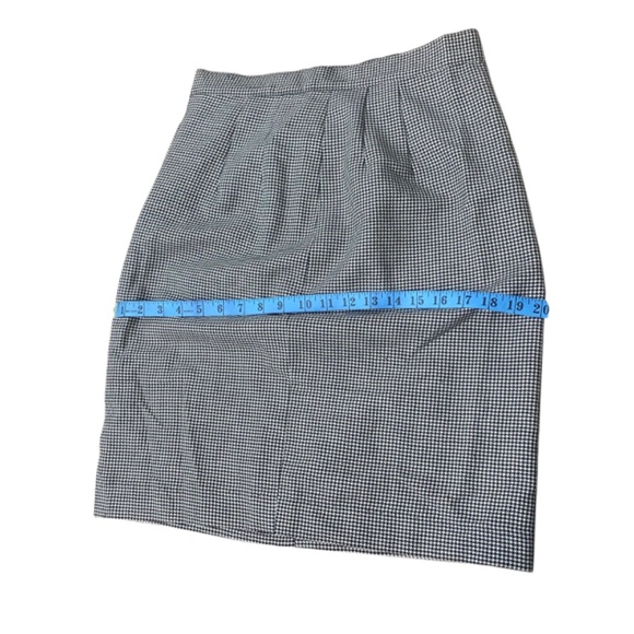 Vintage Collectible Gold Sant' Angelo Merino Wool Womens Size 10 Skirt Plaid - Picture 5 of 9